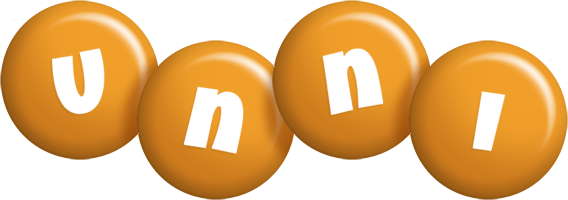 Unni candy-orange logo