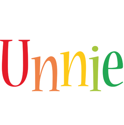 Unnie birthday logo