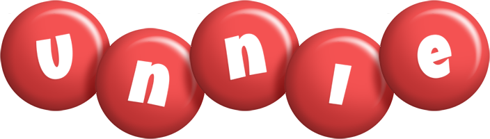 Unnie candy-red logo