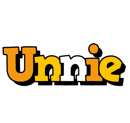 Unnie cartoon logo