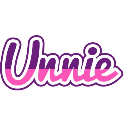 Unnie cheerful logo