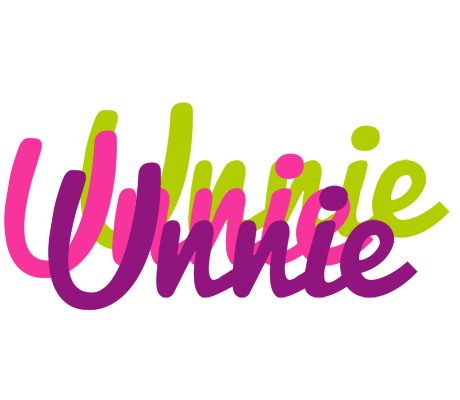 Unnie flowers logo