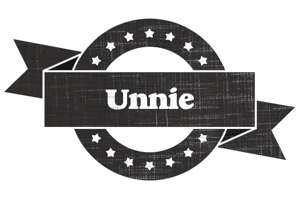 Unnie grunge logo