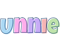 Unnie pastel logo