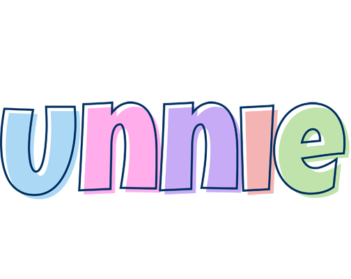 Unnie pastel logo