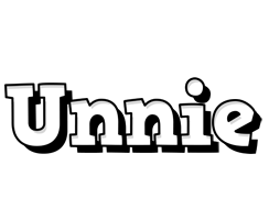 Unnie snowing logo