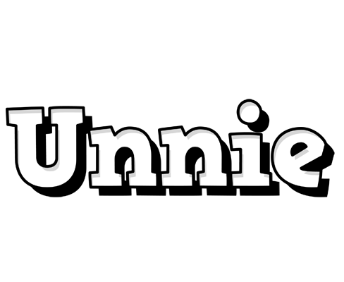 Unnie snowing logo