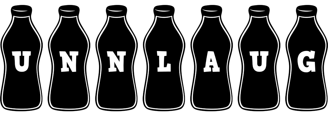 Unnlaug bottle logo