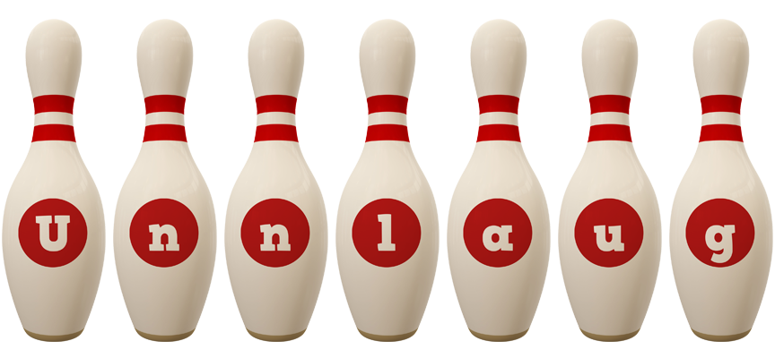 Unnlaug bowling-pin logo