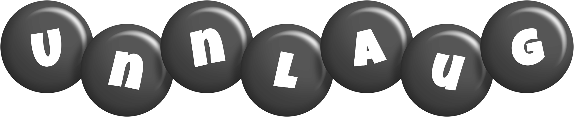 Unnlaug candy-black logo