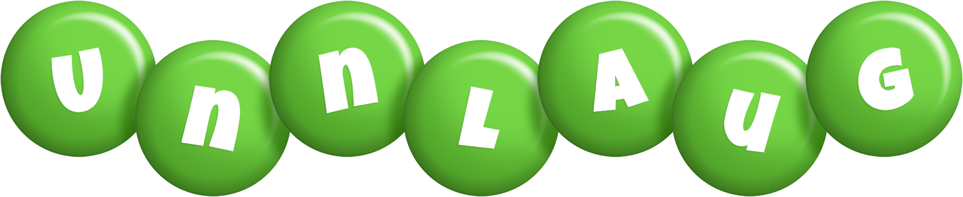 Unnlaug candy-green logo