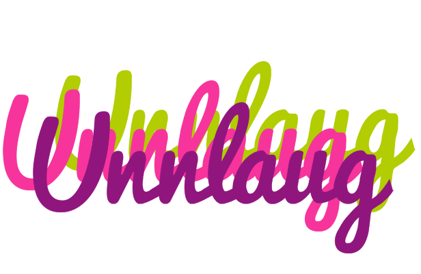 Unnlaug flowers logo