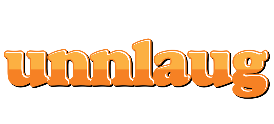 Unnlaug orange logo