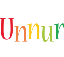 Unnur birthday logo