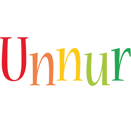 Unnur birthday logo