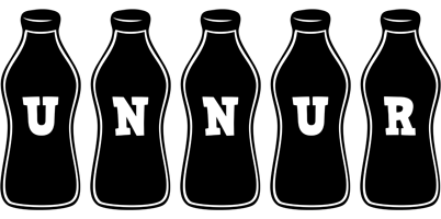 Unnur bottle logo