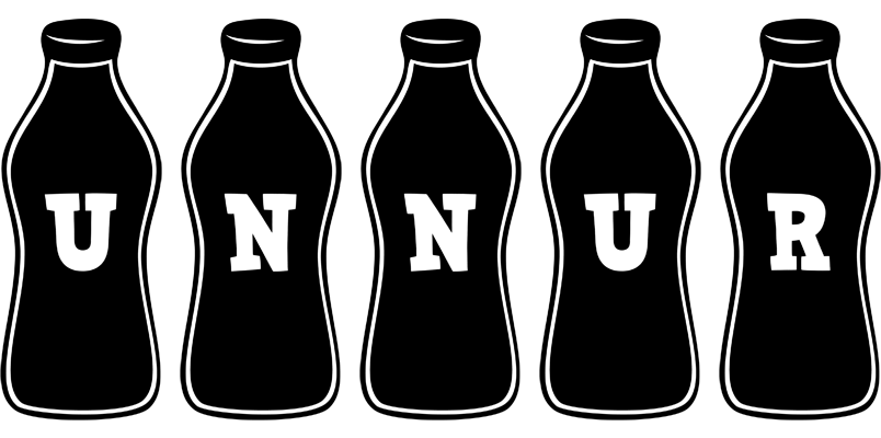Unnur bottle logo