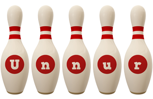 Unnur bowling-pin logo