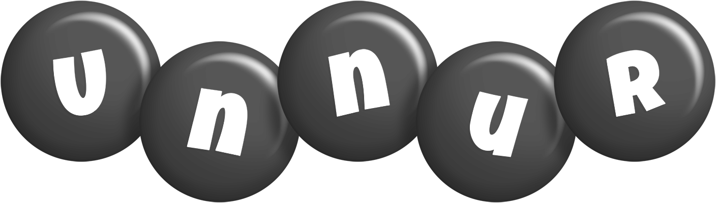 Unnur candy-black logo