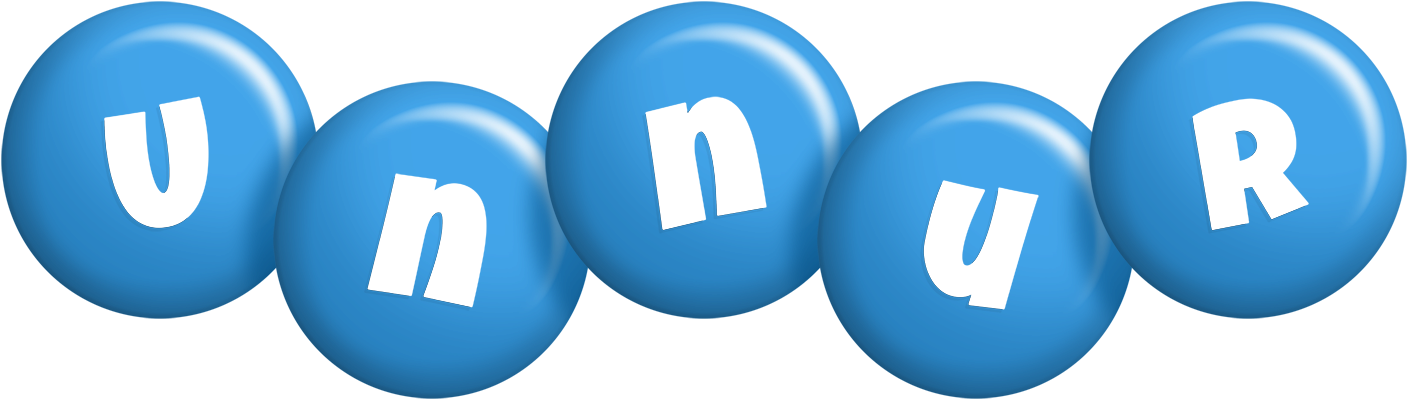 Unnur candy-blue logo