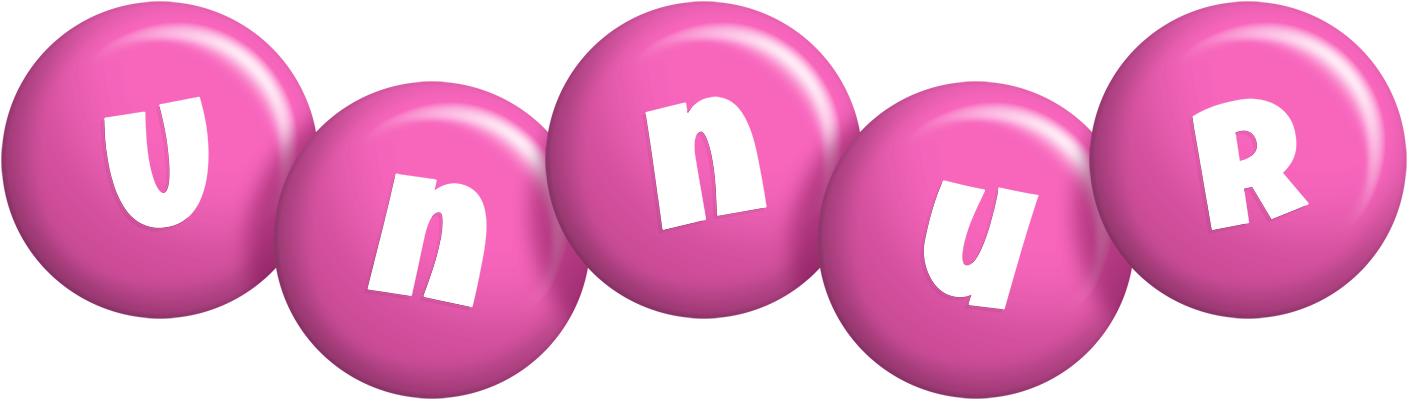 Unnur candy-pink logo