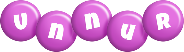 Unnur candy-purple logo