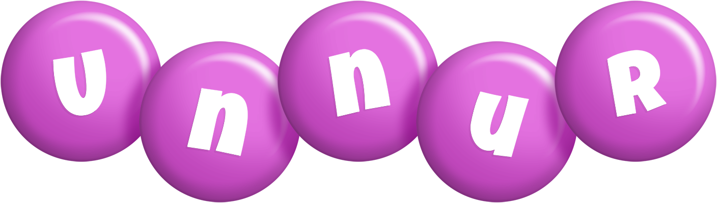 Unnur candy-purple logo