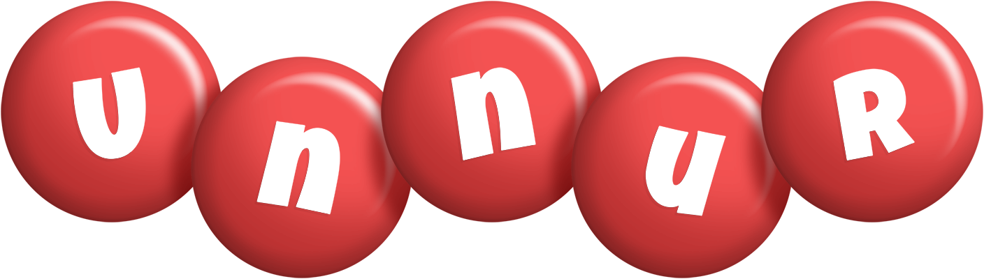 Unnur candy-red logo