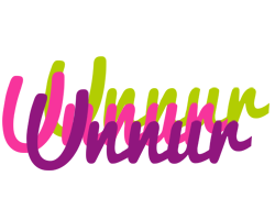 Unnur flowers logo