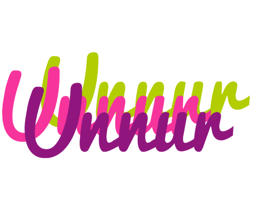 Unnur flowers logo