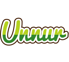 Unnur golfing logo