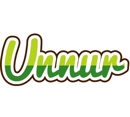 Unnur golfing logo