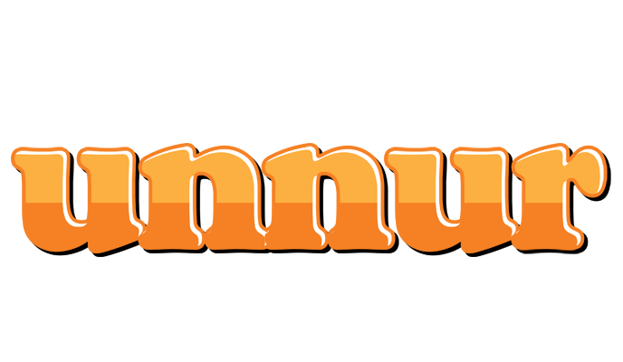 Unnur orange logo