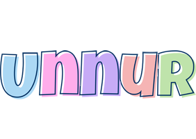 Unnur pastel logo