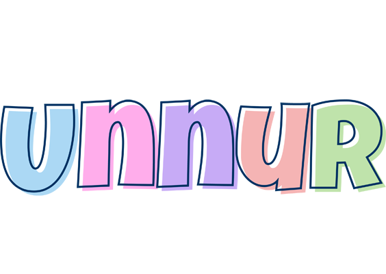 Unnur pastel logo