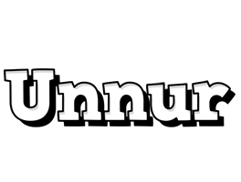 Unnur snowing logo