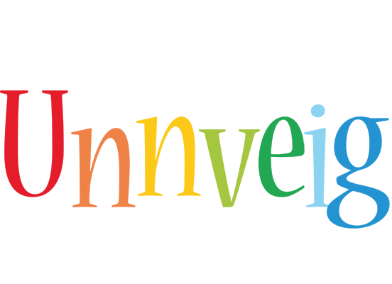 Unnveig birthday logo
