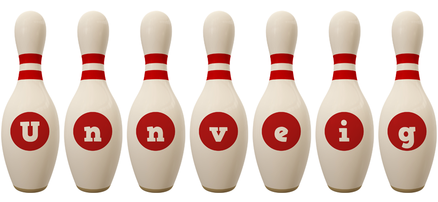 Unnveig bowling-pin logo