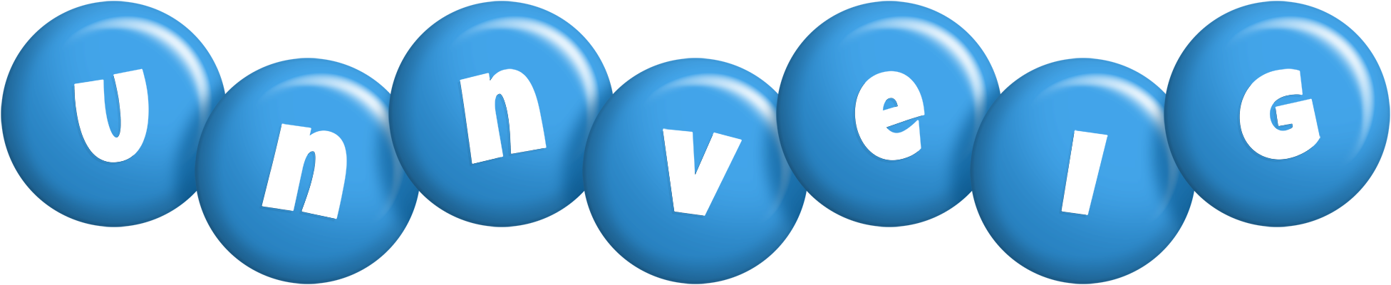 Unnveig candy-blue logo