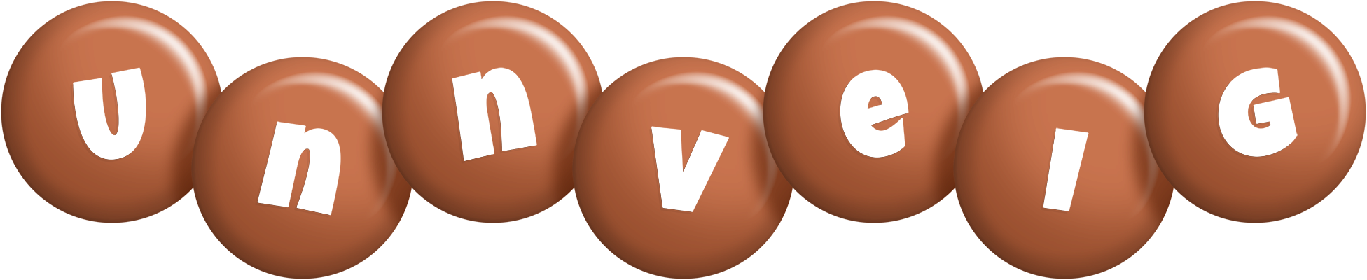 Unnveig candy-brown logo