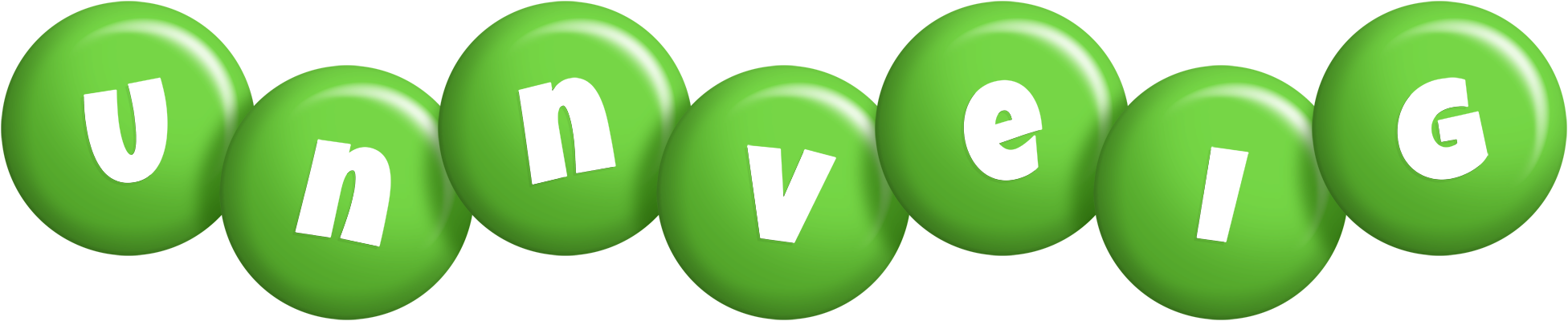 Unnveig candy-green logo