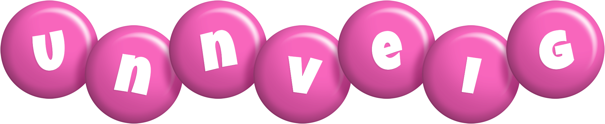 Unnveig candy-pink logo