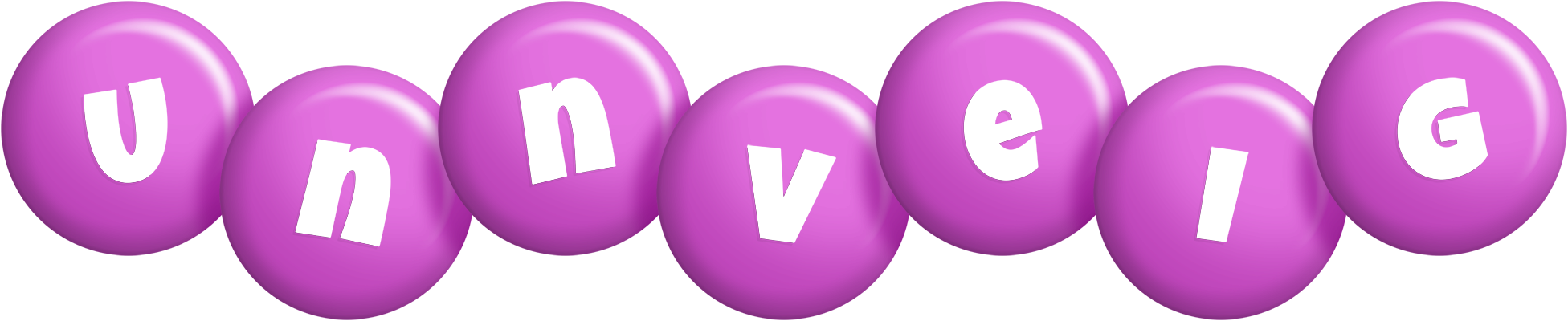 Unnveig candy-purple logo