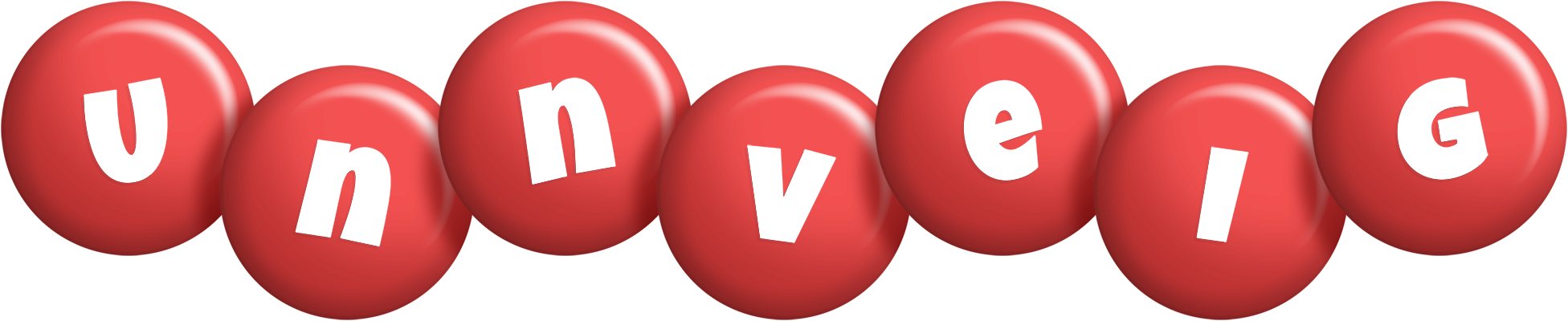 Unnveig candy-red logo