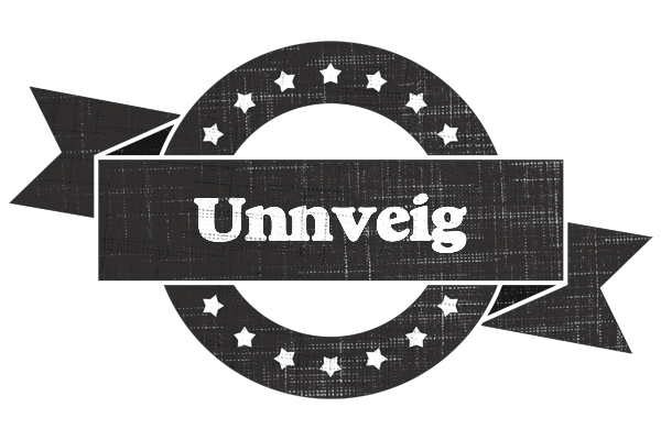Unnveig grunge logo