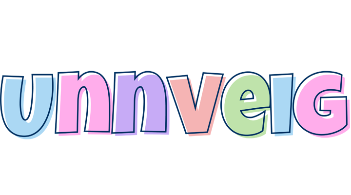 Unnveig pastel logo