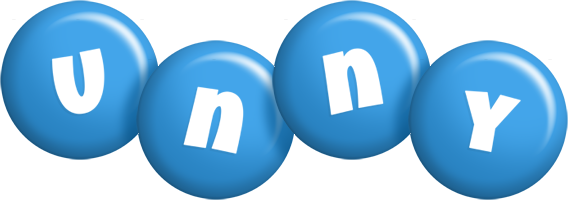 Unny candy-blue logo