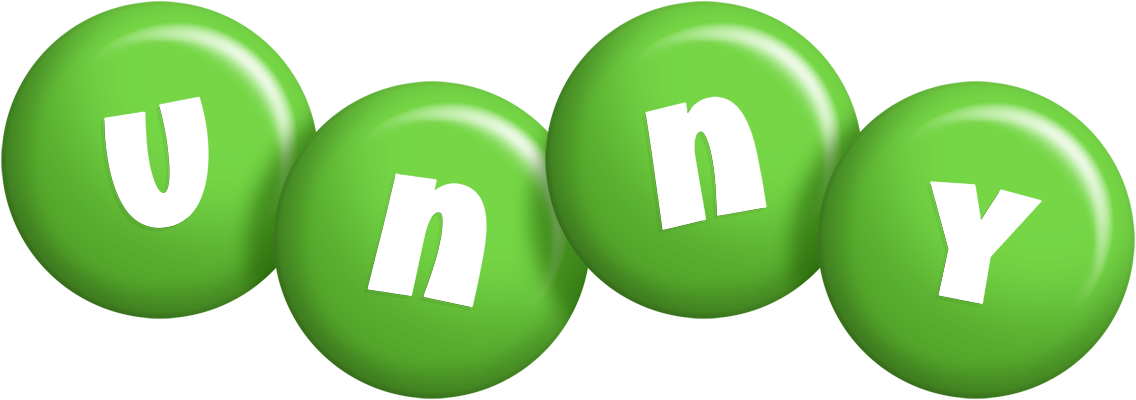 Unny candy-green logo