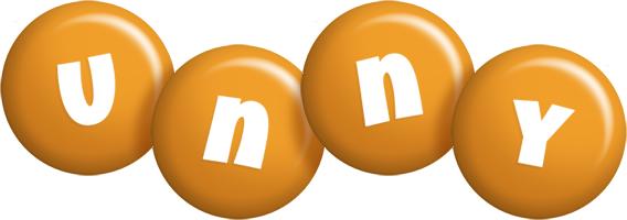 Unny candy-orange logo