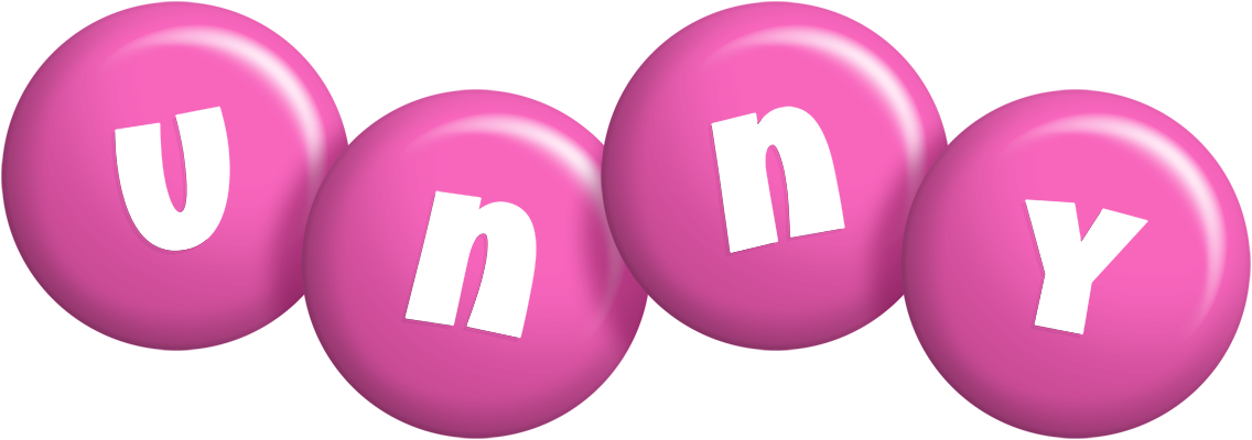 Unny candy-pink logo